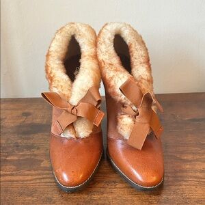 Coconuts by Matisse Brown Fur-Lined Ankle Boots*